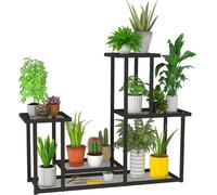 Meuble pour plantes d'intérieur et d'extérieur, table à plantes en bois, étagère à fleurs à plusieurs niveaux, pour coin, salon, balcon, terrasse