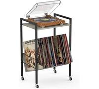Meuble pour platine vinyle, marron, 2,27 kg