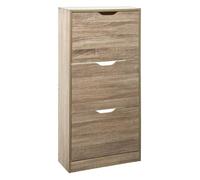 Atmosphera Meuble range-chaussures 5 five simply smart 3 tiroirs effet chêne naturel