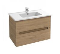 Meuble salle de bain 100 cm 2 tiroirs avec vasque - Chêne Colorado - Ola Up JACOB DELAFON