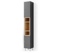 Meuble salle de bain Aquis, 30x190cm, Anthracite, Vicco 36073