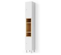 Meuble salle de bain Aquis, 30x190cm, Blanc, Vicco 36069