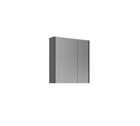 Meuble Salle de Bain avec Miroir "Arno 60" - 60 x 16 x 66 cm - Grey / Anthracite