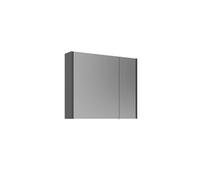 Meuble Salle de Bain avec Miroir "Arno 80" - 79 x 16 x 66 cm - Grey / Anthracite