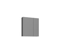 Meuble Salle de Bain avec Miroir "Bari 60" - 60 x 16 x 66 cm - Matte Anthracite