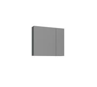 Meuble Salle de Bain avec Miroir "Bari 80" - 75 x 16 x 66 cm - Matte Anthracite