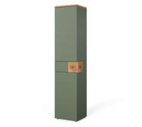 Meuble salle de bain Eden, 40x184.2cm avec 2 portes et 1 tiroir, Vert, Vicco 59753