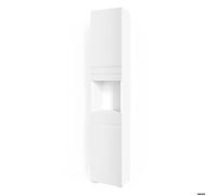 Meuble salle de bain Fredd, 36.4x190.5cm, Blanc Haute brillance, Vicco 30380