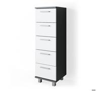 Vicco Meuble Salle de Bain Ilias, Anthracite, 30x95cm