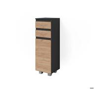 Meuble salle de bain J-Shape, 30x95cm, Chêne de force doré, Vicco 38144