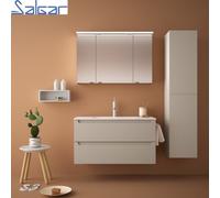 Meuble salle de bain MONTERREY 100cm 2 tiroirs MACCHIATTO - SALGAR 81719