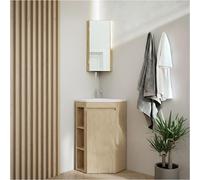Meuble simple vasque d'angle SORRENTO 45cm