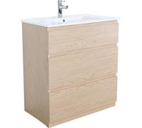 Meuble simple vasque SORRENTO 80cm - avec plan vasque céramique