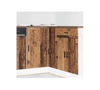 vidaXL Meuble bas du lavabo vieux bois