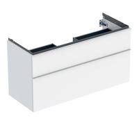 Meuble sous lavabo 120 cm 1 cuve Geberit iCon 2 tiroirs poignée Blanc - GEBERIT 502.306.01.1