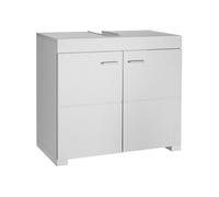 tectake® Meuble sous lavabo Rangement Salle de Bain Moderne 60x35x56 cm avec 2 Portes, Armoire Salle de Bain Toilette Rangements sous évier WC Meuble sous Vasque