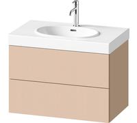 Meuble sous-lavabo Balcoon Duravit, suspendu, 2 tiroirs, 784x509x471mm, BA47230JEIE0000, Couleur: Beige sable structuré mat / Beige sable mat