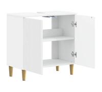 Meuble sous Lavabo de Salle de Bain ARNHEM - vidaXL - Blanc - 59 5x31 5x59cm - bois d’ingénierie - Résistant à l’humidité 886967