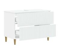 Meuble sous Lavabo de Salle de Bain ARNHEM - vidaXL - Blanc - 82x41x59cm - bois d’ingénierie - Résistant à l’humidité 451946