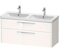 Meuble sous-lavabo Duravit D-Code, 1 tiroir, 1184x460mm, découpe siphon, avec poignée, DC4674010220000