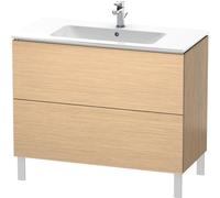Meuble sous lavabo Duravit L-CUBE 1020 x 481 x 704 mm chêne brossé