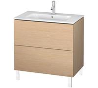 Meuble sous lavabo Duravit L-CUBE 820 x 481 x 704 mm chêne brossé