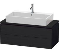 Meuble sous-lavabo Duravit L-Cube pour console, Compact, suspendu, 2 tiroirs, 1020x400x477mm, LC580901616
