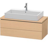 Duravit Meuble sous-lavabo L-Cube LC580903030 suspendu pour console, 2 tiroirs