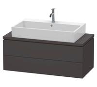 Meuble sous-lavabo Duravit L-Cube pour console, Compact, suspendu, 2 tiroirs, 1020x400x477mm, LC580908080