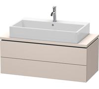 Meuble sous-lavabo Duravit L-Cube pour console, Compact, suspendu, 2 tiroirs, 1020x400x477mm, LC580908383