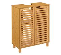 Meuble sous lavabo en bambou Sicela - 60 x H. 80 cm - Marron