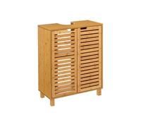 - Meuble sous lavabo en bambou Sicela - 60 x H. 80 cm - Marron - Sicela