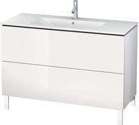 Meuble sous-lavabo L-CUBE Duravit 1220 x 481 x 704 mm chêne brossé