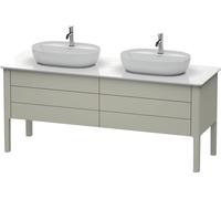 Meuble sous-lavabo Luv Duravit à poser, 1733 x 570 mm, 2 tiroirs, 2 coulissants, LU9567B6060