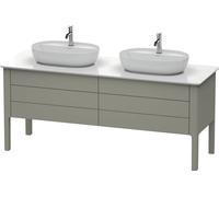 Meuble sous-lavabo Luv Duravit à poser, 1733 x 570 mm, 2 tiroirs, 2 coulissants, LU9567B9292
