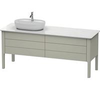 Meuble sous-lavabo Luv Duravit à poser, 1733 x 570 mm, 2 tiroirs, 2 coulissants, LU9568L6060