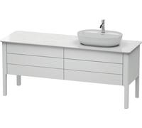 Meuble sous-lavabo Luv Duravit à poser, 1733 x 570 mm, 2 tiroirs, 2 coulissants, LU9568R3636
