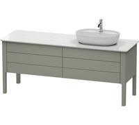 Meuble sous-lavabo Luv Duravit à poser, 1733 x 570 mm, 2 tiroirs, 2 coulissants, LU9568R9292
