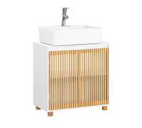 SoBuy BZR125-W Meuble sous lavabo Meuble sous lavabo Meuble de salle de bain Meuble bas