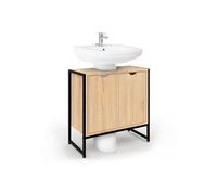 IDMarket - Meuble sous lavabo Salle de Bain Detroit Design Industriel