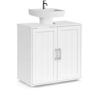 IDMarket Meuble sous-lavabo WALDO en bois blanc