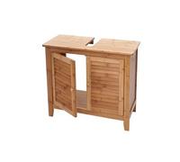 Mendler Meuble sous-lavabo salle de bain - Bambou