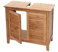 Mendler Meuble sous-lavabo salle de bain - Bambou