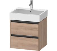 Duravit Ketho.2 bâti-support de lavabo suspendu, 2 tiroirs, 584x440x460mm, pour Vero Air 235060, K25275055550000