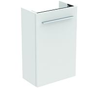Meuble sous-lave-mains Ideal Standard i.life S T5302DU 1 porte, charnières à droite ou à gauche, 35,4 x 20,2 x 55,5 cm, blanc mat