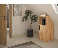 ADEZIO Meuble sous pente 1 porte 1 niche Panneau de particule Naturel clair 48.1x50x110 cm