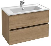 Meuble sous plan-vasque TOLBIAC 80cm 2 tiroirs chêne colorado - JACOB DELAFON - EB2352-ECD