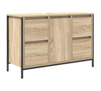 Meuble sous-vasque 1 pièce - Vidaxl - Meuble sous Lavabo avec tiroirs chêne sonoma 90 x 34,5 x 60 cm hfw523686