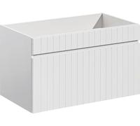 Meuble sous vasque 80 cm - H 46 x l 80 x P 45.6 cm - Emblematic White