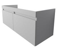 Meuble sous-vasque double vasque Lodge de 127 cm avec 2 tiroirs, compatible avec le vasque Duravit Me de Stark